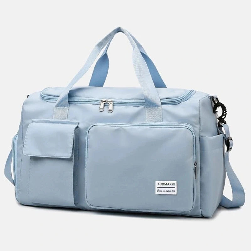 UNIXINU Sac de voyage à main de grande capacité pour week-end Sacs de sport de nuit avec compartiment à chaussures Sacs de sport et de fitness pour femmes