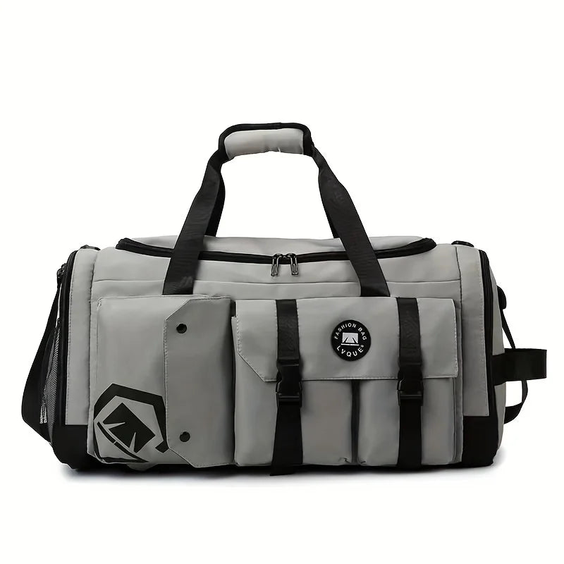 Sac à dos de voyage de grande capacité, sac de sport à séparation humide et sèche, compartiment de rangement indépendant pour chaussures