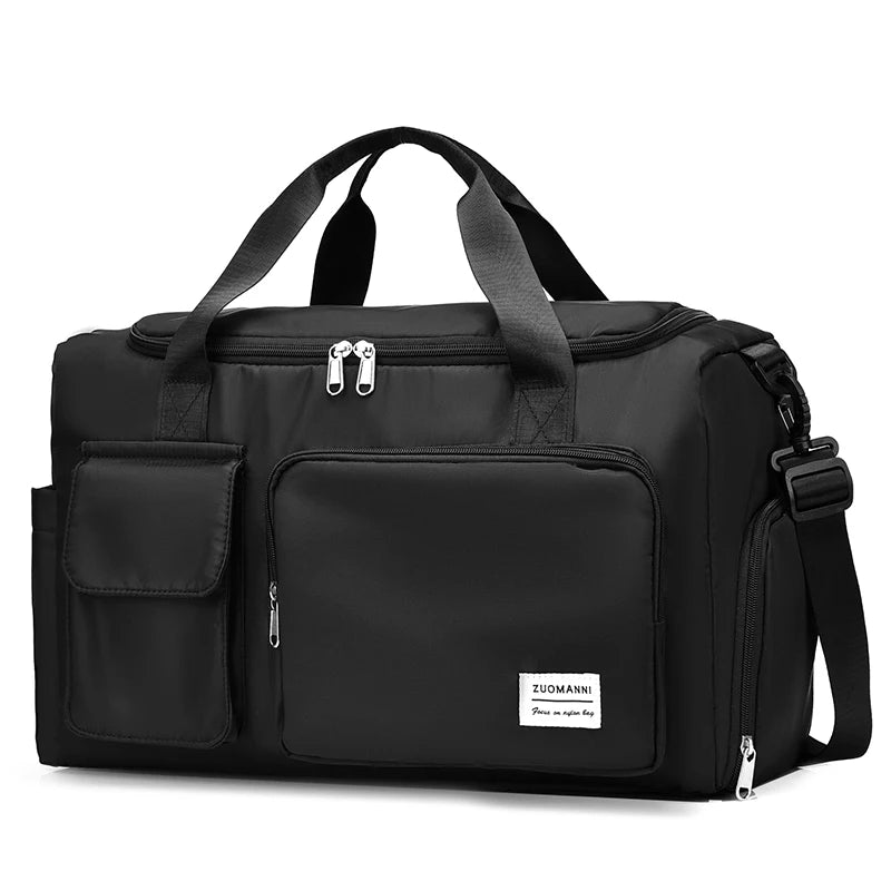 UNIXINU Sac de voyage à main de grande capacité pour week-end Sacs de sport de nuit avec compartiment à chaussures Sacs de sport et de fitness pour femmes