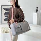 UNIXINU Sac de voyage à main de grande capacité pour week-end Sacs de sport de nuit avec compartiment à chaussures Sacs de sport et de fitness pour femmes