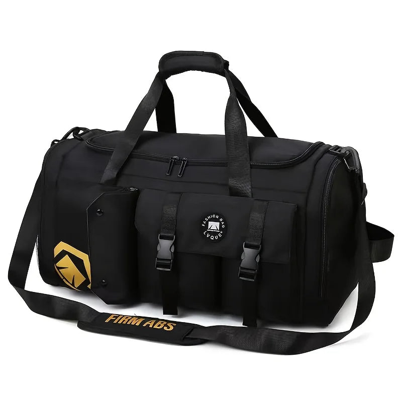 Sac à dos de voyage de grande capacité, sac de sport à séparation humide et sèche, compartiment de rangement indépendant pour chaussures