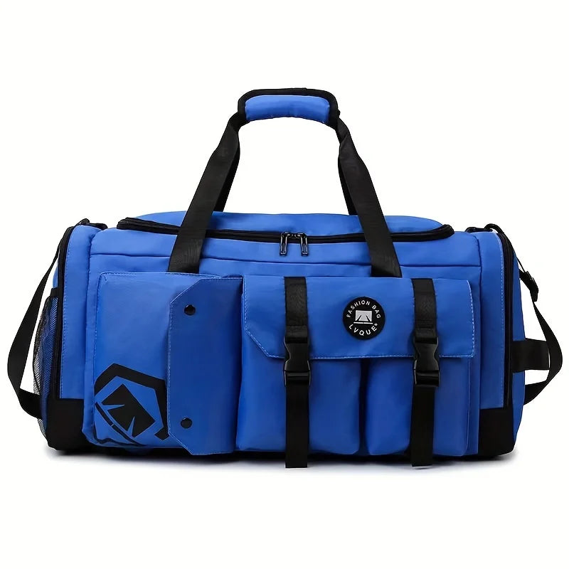 Sac à dos de voyage de grande capacité, sac de sport à séparation humide et sèche, compartiment de rangement indépendant pour chaussures