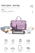 UNIXINU Sac de voyage à main de grande capacité pour week-end Sacs de sport de nuit avec compartiment à chaussures Sacs de sport et de fitness pour femmes