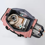 Sac à dos de voyage de grande capacité, sac de sport à séparation humide et sèche, compartiment de rangement indépendant pour chaussures