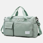 UNIXINU Sac de voyage à main de grande capacité pour week-end Sacs de sport de nuit avec compartiment à chaussures Sacs de sport et de fitness pour femmes