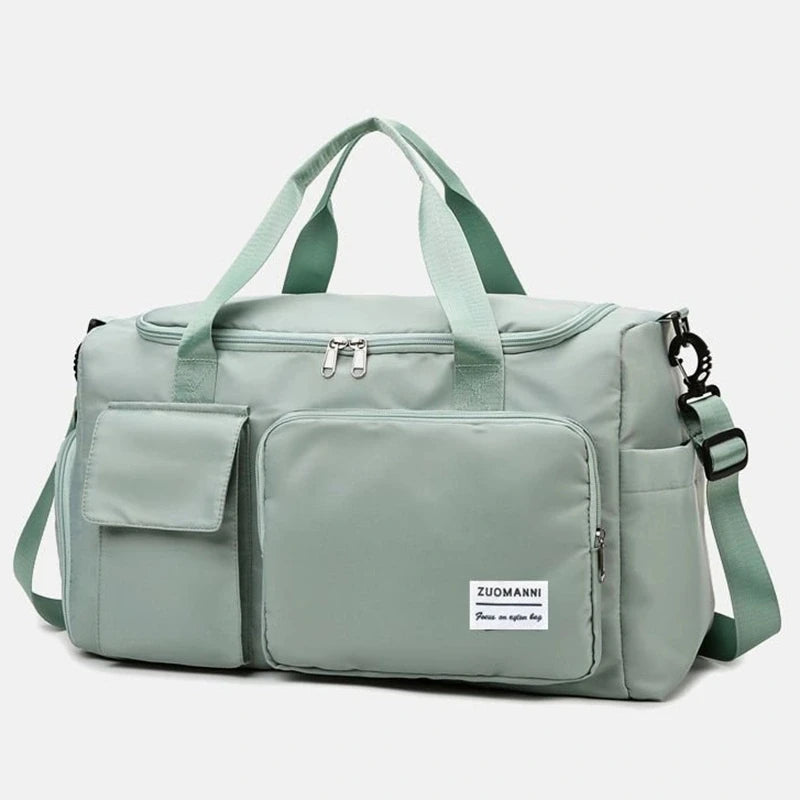UNIXINU Sac de voyage à main de grande capacité pour week-end Sacs de sport de nuit avec compartiment à chaussures Sacs de sport et de fitness pour femmes